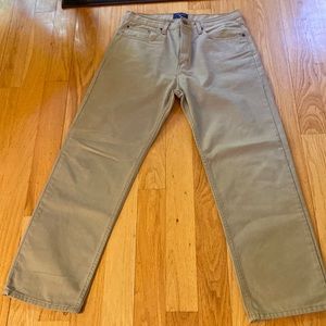 Saddlebred, men’s tan jeans, size 34/30